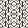 Lattice seamless pattern. Subtle background, wavy lines, mesh Royalty Free Stock Photo