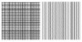 A lattice and stripe pattern,