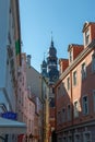 Latvia City Riga Buildings Streets