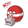 Latvia country ball voting no