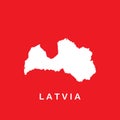 Latvia map icon Royalty Free Stock Photo