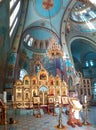 Magnificent interior Riga Nativity of Christ Orthodox Cathedral