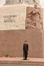 Latvia. Riga. Freedom Monument. Guard of Honor