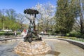 Fountain Nymph in the Riga city park near Latvian National Academic Opera and Ballet Theatre.