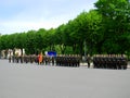 Latvian army parade
