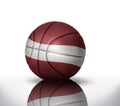 Latvian basketball Royalty Free Stock Photo