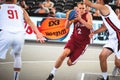 Latvian basketball player Nauris Miezis Royalty Free Stock Photo