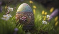 Latvian easter egg. Generative AI