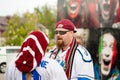 Latvian Fans near Minsk Arena