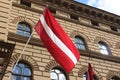 Latvian Flag Royalty Free Stock Photo