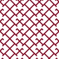 Latvian happiness cross ornamental Martina symbol seamless pattern. Vector illustration Royalty Free Stock Photo