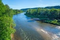 Latvian national park and river Gauja at city Sigulda.