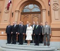 Latvian Prime Ministers Royalty Free Stock Photo