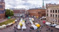 The Latvian Radio building in Riga Dome Cathedral Square