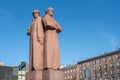 Latvian Riflemen Monument - Riga, Latvia Royalty Free Stock Photo