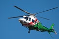 Latvian State Border Guard helicopter in flight