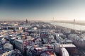 Latvias Capital - Riga from a bird's eye view Royalty Free Stock Photo