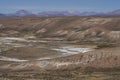 Lauca River high on the Altiplano of northern Chile