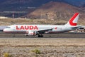 Laudamotion Airbus A320 airplane Tenerife South airport