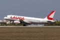 Laudamotion Airbus A320 landing in Malta