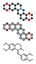 Laudanosine papaver alkaloid molecule