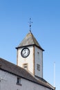 Lauder Town Hall Clock Tower in the Scottish Borders Royalty Free Stock Photo