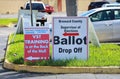 Drop off Early Voting Ballot sign