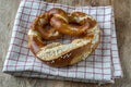 Bavarian pretzel Royalty Free Stock Photo