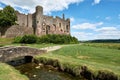 Laugharne castle, wales, pic taked in a sunny day Royalty Free Stock Photo