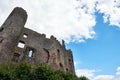 Laugharne castle, wales, pic taked in a sunny day Royalty Free Stock Photo