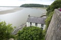 Laugharne, Wales, UK, July 2014, view of Dylan Thomas boathouse Royalty Free Stock Photo