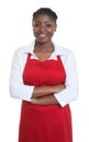 Laughing african american waitress Royalty Free Stock Photo