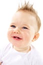 Laughing baby boy Royalty Free Stock Photo