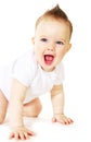 Laughing baby boy Royalty Free Stock Photo