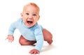 Laughing baby boy Royalty Free Stock Photo