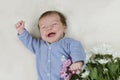 The laughing baby