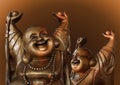 Laughing Buddha figures