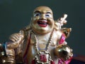 Laughing Buddha figurine Japanese Tibetan Royalty Free Stock Photo