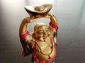 Laughing buddha idol Royalty Free Stock Photo