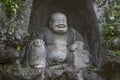 Laughing Buddha of Lingyin Temple Royalty Free Stock Photo