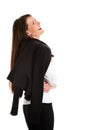 Laughing businesswoman Royalty Free Stock Photo