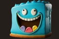 Laughing cake. Ideal background for events and children\'s birthday parties