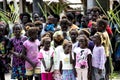 Laughing children of Priumeri, Solomon Islands