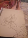 Laughing Drawing of Bugs Bunny