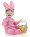 Laughing Easter Bunny Royalty Free Stock Photo