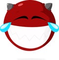 Laughing face imp