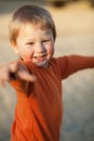 Laughing little boy Royalty Free Stock Photo