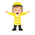 Laughing Lollipop Lady Cartoon Character Royalty Free Stock Photo