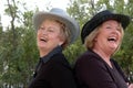 Laughing older women Royalty Free Stock Photo