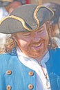Laughing Pirate with tricorn hat